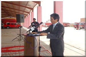  Communique de presse : Cérémonie de réception de 6 voitures d’incendie dans le cadre du «projet de renforcement des capacités de la direction générale de la protection civile de la république islamique de Mauritanie » [PhotoReportage]
