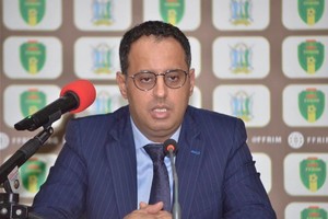 Mauritanie : Le candidat à la présidence de la CAF chez Ghazouani 