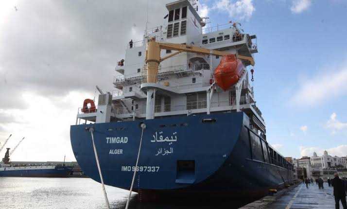 Le premier navire de la nouvelle route commerciale entre la Mauritanie et l’Algérie a accosté