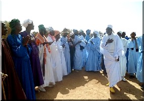 Le serviteur de la communauté Omarienne, Thièrno Madani Tall accueilli chaleureusement à Boghé. 