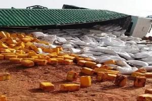 Le trafic routier bloqué après le renversement d’un camion à l’Est de Kiffa