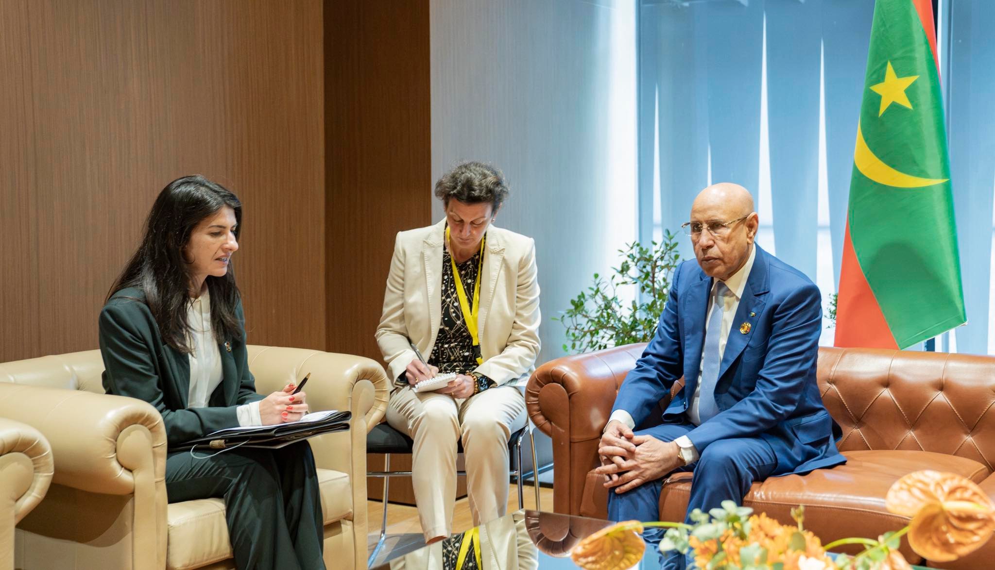 Le Président de la République rencontre la vice-ministre allemande des Affaires étrangères