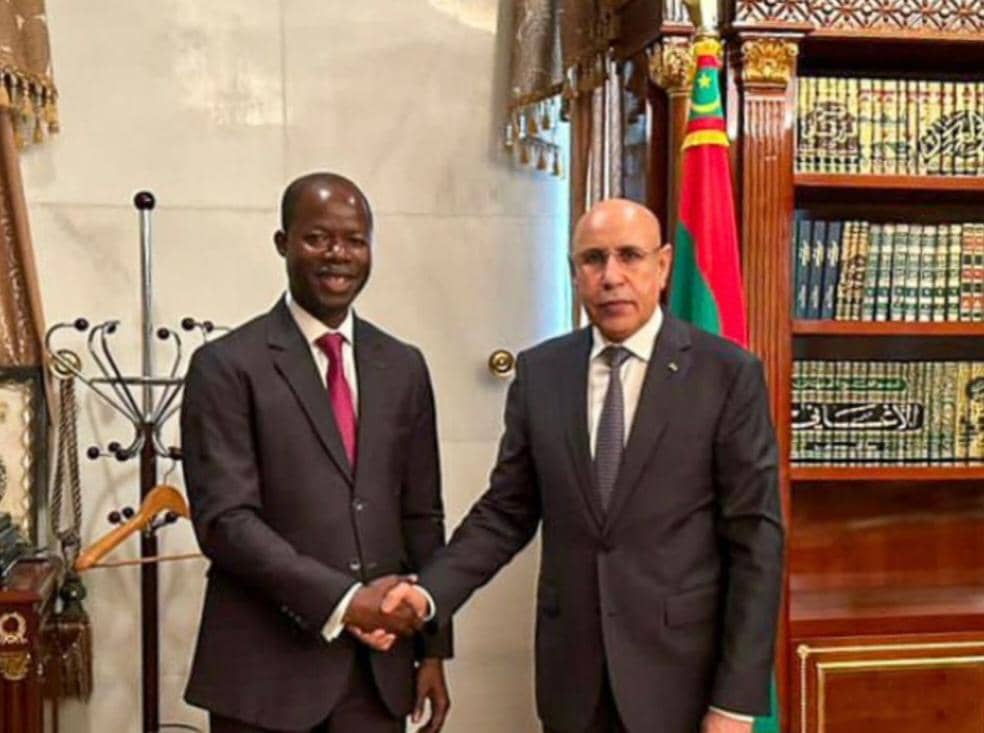 Mauritanie : le président de Coris Bank International reçu par le président de la République 