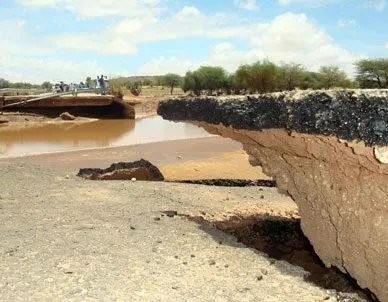 La route Kiffa-Boumdeid partiellement endommagée par les pluies