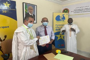 Cérémonie de médaille au Député – Maire de Nouadhibou et remises d’Attestions de formation au Maroc 