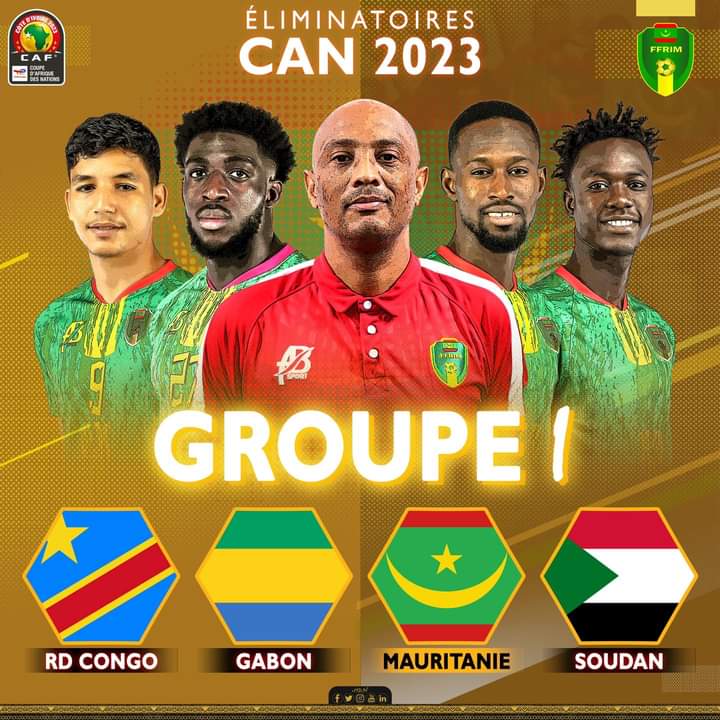 Revue de presse : Eliminatoires CAN 2023, Groupe I de la Mauritanie, de la RDC, du Soudan et du Gabon
