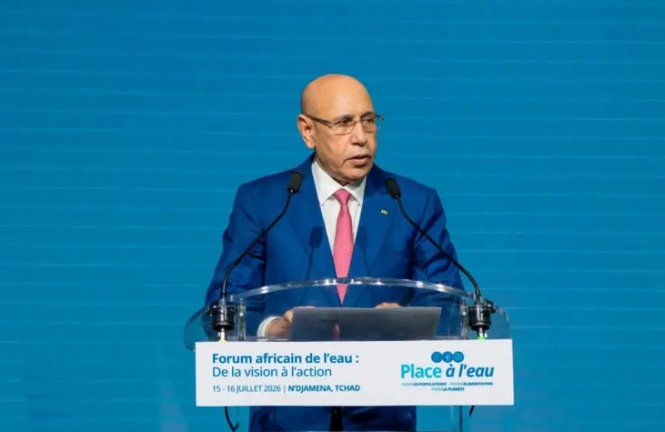 Forum africain de l’eau à N’Djamena : le président mauritanien appelle à la mobilisation des financements pour garantir la sécurité hydrique en Afrique