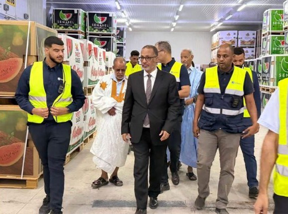 Première expédition des pastèques rouges mauritaniens vers l’Espagne par voie maritime 