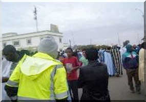 Zouerate : les ouvriers 'journalier maintiennent leur sit-in'.  