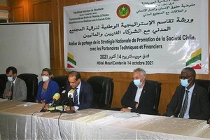 Le CDHAHRSC partage la stratégie nationale de promotion de la société civile avec les partenaires