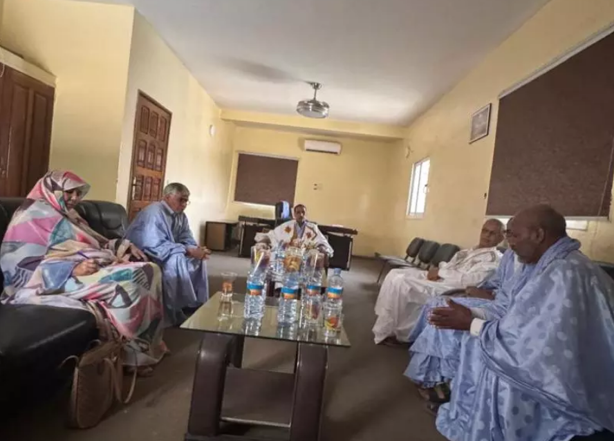 La délégation sahraouie s'entretient avec des partis politiques en Mauritanie