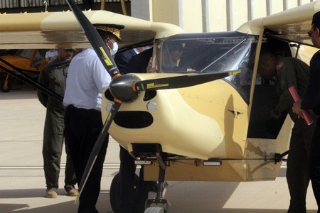En images - Union européenne : remise de 3 ULM à l’armée de l’air - Avec Cridem, comme si vous y étiez...
